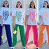 YUNAKA Solid Color Two Piece Set